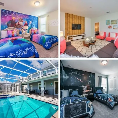 5 Bed Pool With Overflowing Spa In Champions Gate! Villa